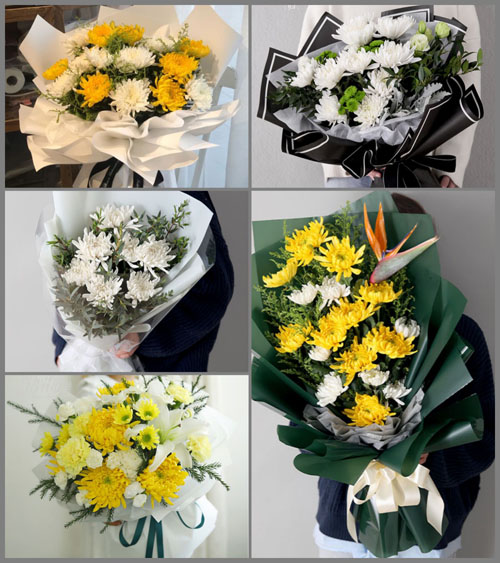 广东梅州市蕉岭县蕉城镇东山村白事花束代送